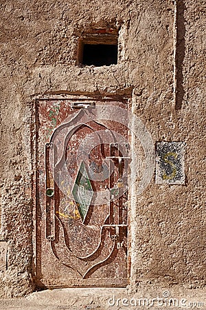 Iron Door In Marrakech Stock Photo