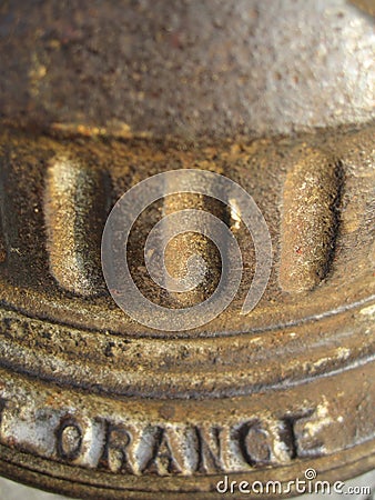 Iron fire hydrant Stock Photo