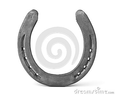 Iron horseshoe Stock Photo