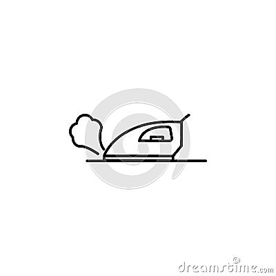 iron icon. Element of otel and motels for mobile concept and web apps. Thin line icon for website design and development, app deve Stock Photo