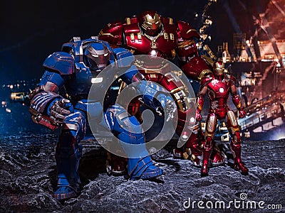 Iron Man 3 Igor hulkbuster Editorial Stock Photo