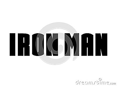 Iron Man Logo, superhero Cartoon Illustration