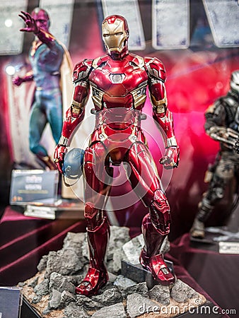 Iron Man mark 46 in Ani-Com & Games Hong Kong Editorial Stock Photo