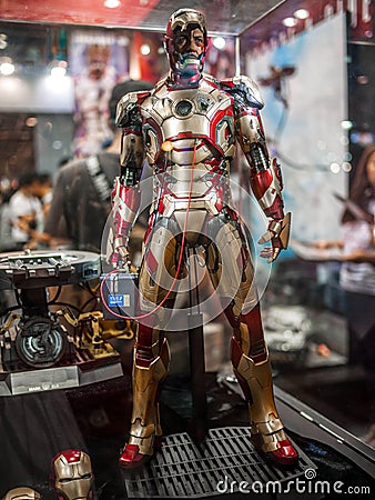 Iron Man mark 42 in Ani-Com & Games Hong Kong Editorial Stock Photo