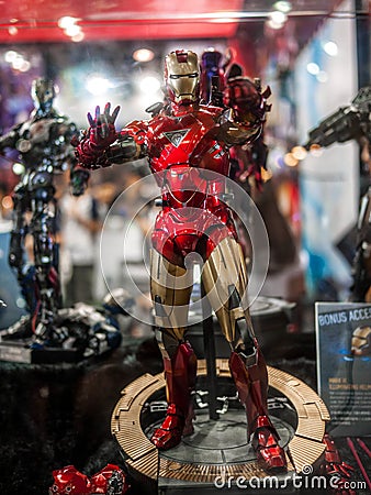 Iron Man mark 6 in Ani-Com & Games Hong Kong Editorial Stock Photo