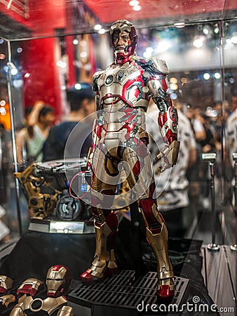 Iron Man mark 42 in Ani-Com & Games Hong Kong Editorial Stock Photo