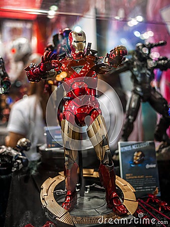 Iron Man mark 6 in Ani-Com & Games Hong Kong Editorial Stock Photo