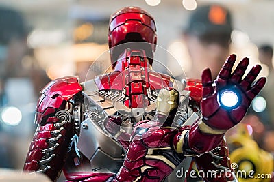 IRON MAN MARVEL SUPERHERO TONY STARK Editorial Stock Photo