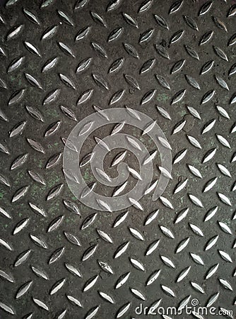 Iron metal flooring Stock Photo
