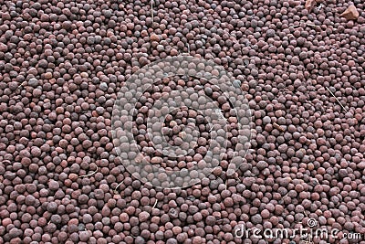 Iron Ore Pellets Stock Photo