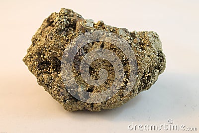 Iron Pyrite Fools Gold Stock Photo