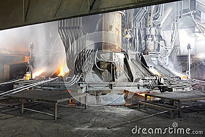 Iron and steel industry Editorial Stock Photo