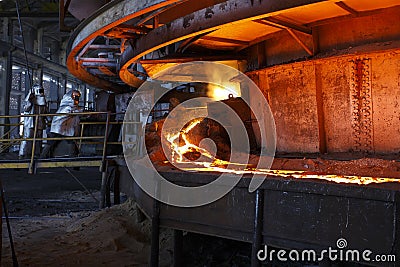 Iron and steel industry Editorial Stock Photo