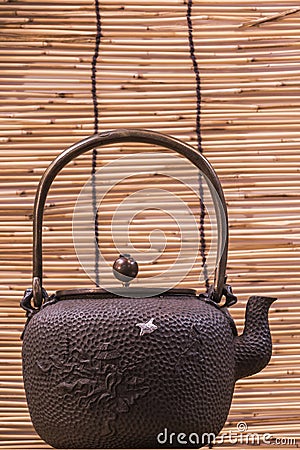 Iron teapot Stock Photo