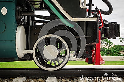 Iron wheel Stock Photo