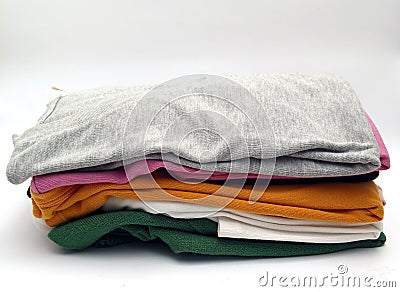 ironed clothes Stock Photo