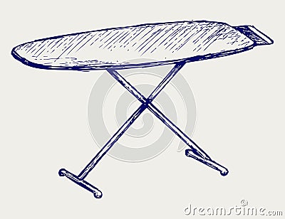 Ironing board Vector Illustration