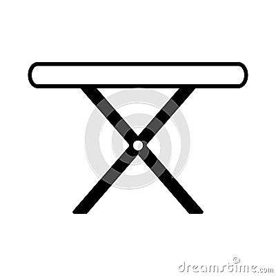 Ironing board isolated icon Vector Illustration