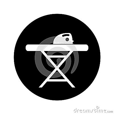 Ironing board isolated icon Vector Illustration