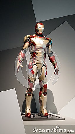 Brisbane Australia Marvel Exhibition Ironman Custome Editorial Stock Photo