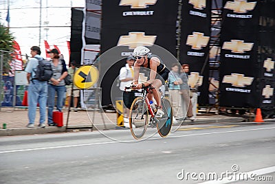 Ironman triathlete Editorial Stock Photo