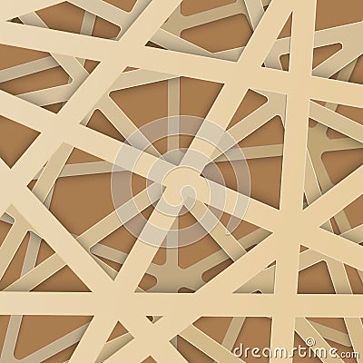 Irregular abstract grid Vector Illustration