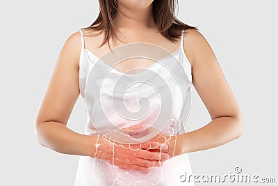 Irritable Bowel Syndrome or IBS Stock Photo