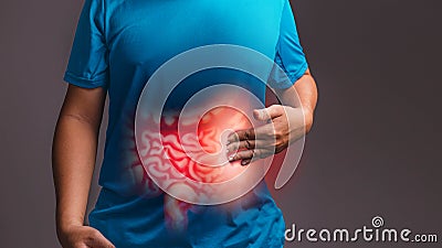 Irritable Bowel Syndrome IBS Stock Photo