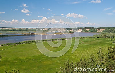 The Irtysh River Stock Photo