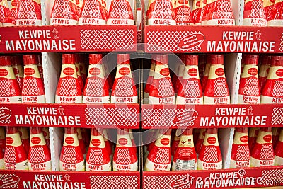 Kewpie Mayo at store Editorial Stock Photo