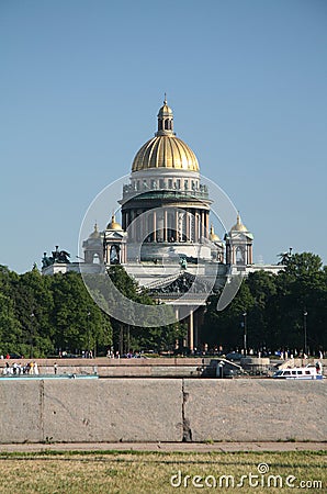 The Isaac Cathedral Stock Photo