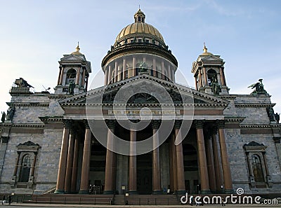 Isaak cathedral in Saint-Ptersburg Stock Photo