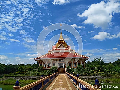 Isaan Buddha Temple Stock Photo