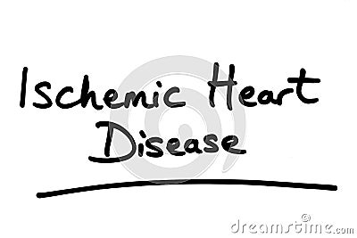 Ischemic Heart Disease Stock Photo