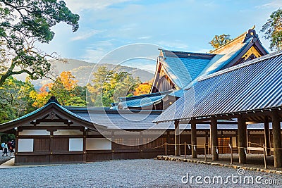 Ise Jingu NaikuIse Grand shrine - inner shrine in Ise City, Mie Prefecture Stock Photo