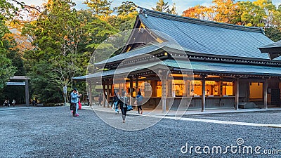Ise Jingu NaikuIse Grand shrine - inner shrine in Ise City, Mie Prefecture Editorial Stock Photo
