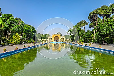 Isfahan Chehel Sotoun Palace 07 Stock Photo