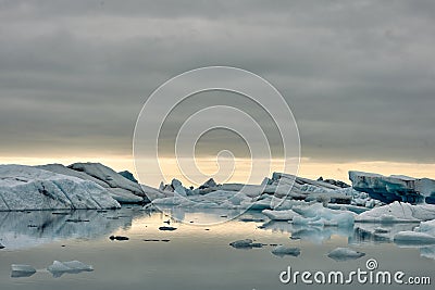 ISL - JÃ–KULSÃRLÃ“N Stock Photo