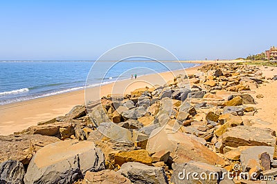 Isla Canela beach, Andalucia, Spain Stock Photo