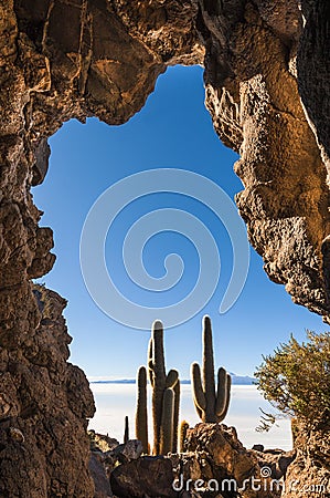 Isla de Pescadores, Bolivia Stock Photo