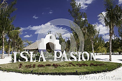 Isla Pasion, Cozumel Mexico Editorial Stock Photo