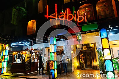 Islamabad Restaurant Habibi 163 Editorial Stock Photo