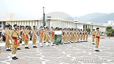 Guard of Honor Battalion of the Pakistan Army Editorial Stock Photo