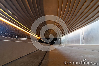 Islamic architecture. Interior of Sancaklar Mosque. Editorial Stock Photo