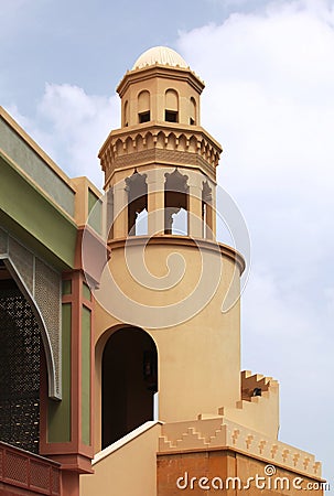 Islamic architecture in Qatar Stock Photo