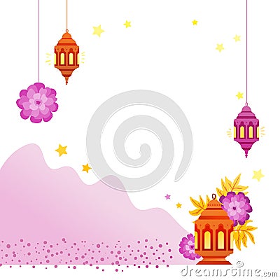Islamic Background for Ramadan Kareem lettering and muslims holiday. Editorial Stock Photo