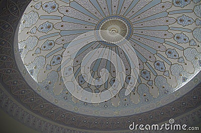 Islamic dome decoration Stock Photo