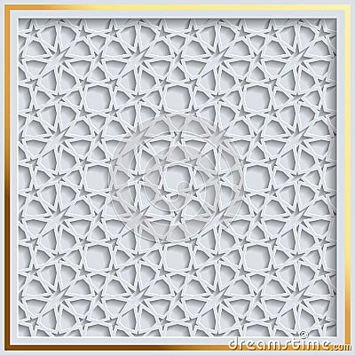 Islamic girih pattern background Stock Photo