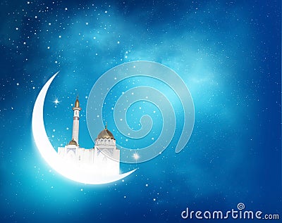 Islamic greeting Eid Mubarak cards for Muslim Holidays. Stock Photo