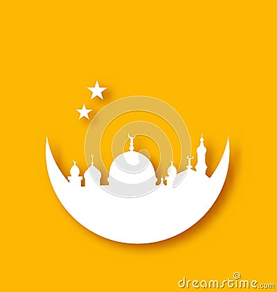 Islamic holiday background, Ramadan Kareem Vector Illustration